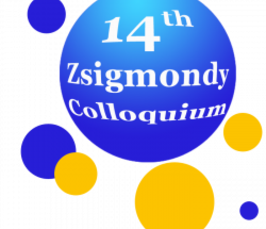 Zsigmondy Colloquium 2018 Zsigmondy Colloquium 2018