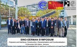 Teilnehmer bei dem Chinesisch-Deutschen Symposium zum Thema „Polymere und Grenzflächen“
