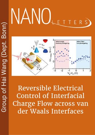 Reversible Electrical Control of Interfacial Charge Flow across van der Waals Interfaces