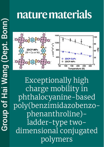 Exceptionally high charge mobility in phthalocyanine-based poly(benzimidazobenzophenanthroline)-ladder-type two-dimensional conjugated polymers
