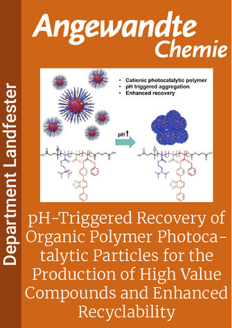 pH-Triggered Recovery of Organic Polymer Photocatalytic Particles